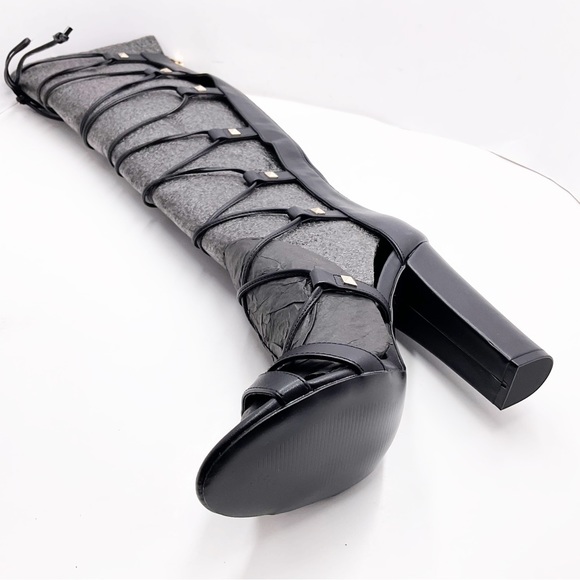 🆕{GUESS} Annalie Studded Block-Heel Gladiator Sandals - Picture 8 of 16